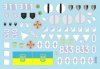 Star Decals 35-C1356 War in Ukraine #4 Ukrainian T-64 mix in 2022 war. T-64A, T-64B, T-64BV and T-64BM 'Bulat'. Plus generic insignias 1/35